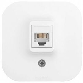  Розетка телефонная Legrand Quteo (782214) откр. белый 