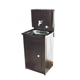  Умывальник дачный Вихрь КОМФОРТ без подогрева, нержавеющая мойка, медь (74/4/11) 