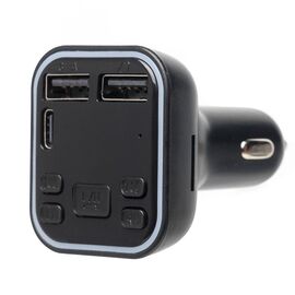  Автомобильный FM-трансмиттер - G38 2USB/Type-C (black) (212246) 