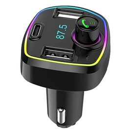  Автомобильный FM-трансмиттер - M33 2USB/PD18W (black) (212250) 