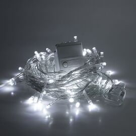  Гирлянда внутренняя нить 6 метров, 60 диодов, белый 
