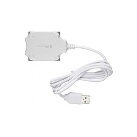  Разветвитель USB 2.0 Buro BU-HUB4-0.5-U2.0-Candy 4порт. серебристый 