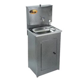  Умывальник дачный Вихрь ЛЮКС с подогревом, нержавеющая мойка, серебро 74/4/3 