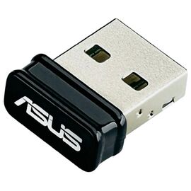  ASUS USB-N10 Nano, Wi-Fi USB Адаптер, 150Mbps, 2.4GHz, 802.11bgn, USB2.0, 2x int Antenna 