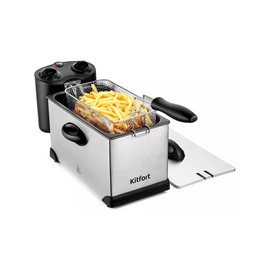  Фритюрница KitFort КТ-4052 серебристый/черный 