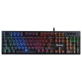  Клавиатура A4Tech Bloody B500N серый USB for gamer LED 