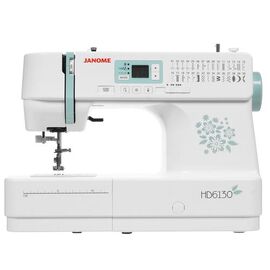  Швейная машина Janome HD 6130 белый/цветы 
