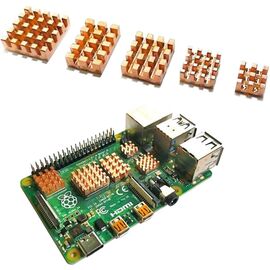  Набор радиаторов ACD RA603 5 in 1 Pure Copper HeatSink for Raspberry 4B 