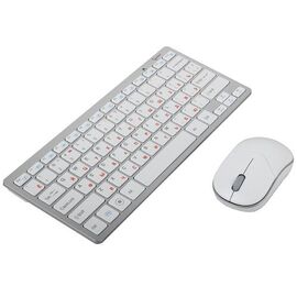  Клавиатура + мышь Gembird KBS-7001 White, Wireless, USB, FN клавиши, батарейки в комплекте 