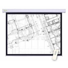  Экран Cactus 180x180см Motoscreen CS-PSM-180x180 1:1 настенно-потолочный рулонный (моторизованный привод) 