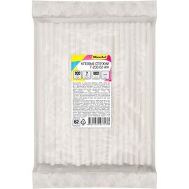  Cтержни клеевые для клеев. пистолета Silwerhof 7-200-62-WH L-200мм D7мм белый 62шт 