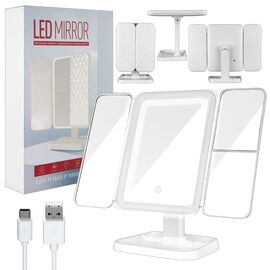  Настольное зеркало для макияжа с подсветкой ML-02 (White) 
