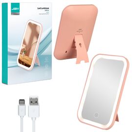  Настольное зеркало для макияжа с подсветкой A2 JBH (Pink) 