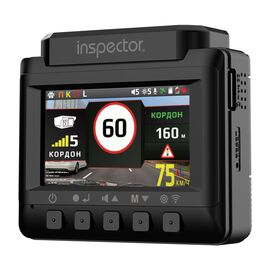  Видеорегистратор с радар-детектором Inspector BRAVO S GPS Глонасс черный 