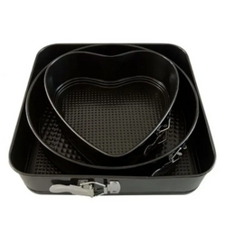  Набор разъёмных форм для выпечки LARA LR11-20 квадрат 