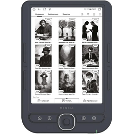  Электронная книга Digma luma 6" темно-серый 