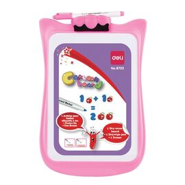  Демонстрационная доска Deli E8703 магнитно-маркерная лак 20.6x30.3см белый маркер/стиратель 