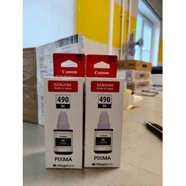  Чернила Canon GI-490 BK для Pixma G1400/G2400/G3400, Black, 135 мл., (0663C001) 